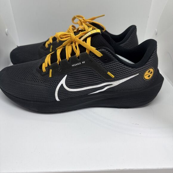 NFL x Nike Air Zoom Pegasus 40 Men Size 12.5  Running Shoes Pittsburgh Steelers - Picture 2 of 10